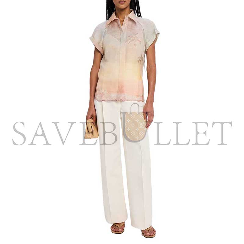 ZIMMERMANN ILLUMINATE FITTED BLOUSE 